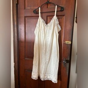 Cream Lace Trim Slip